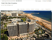 Tablet Screenshot of hotelampalius.com